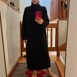 Free People Turtleneck Knit Maxi Dress